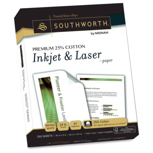 Southworth premium copy &amp; multipurpose paper - for inkjet, laser print - letter for sale