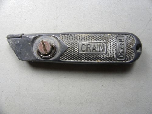 Vintage crain 730 utility safety knife inner blade storage tool for sale