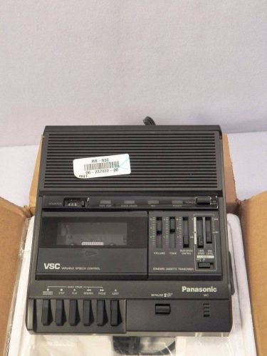 New refurb panasonic rr-830 cassette transcriber recorder + foot pedal + headset for sale