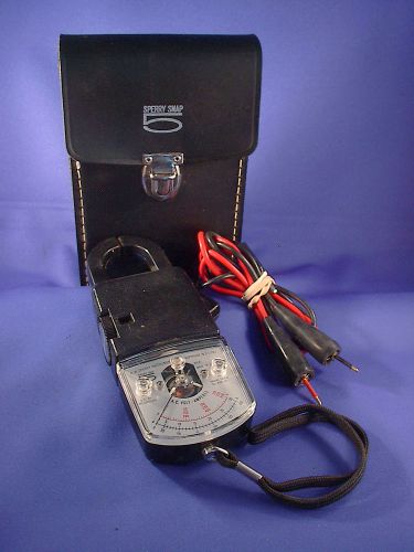 Sperry Snap 5 Clamp Meter w/ Leads in Original Case
