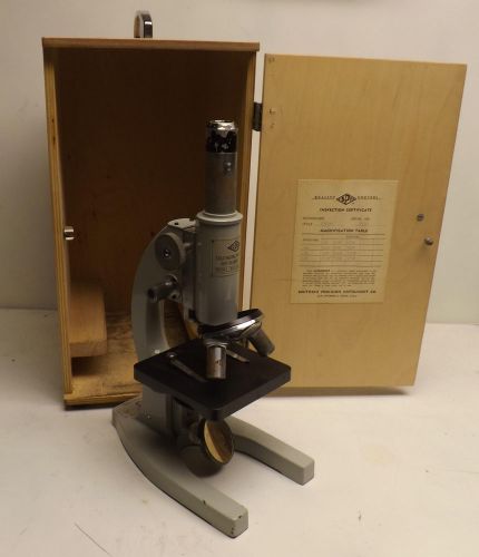 Vintage Southern Precision Microscope Model 1801 with Case