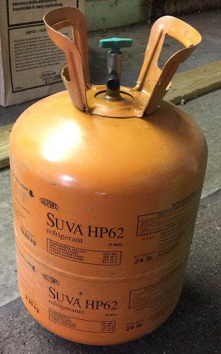 DUPONT SUVA HP62 (R-404A) Refrigerant 24LB PARTIAL TANK WEIGHS 11LBS FREE SHIP