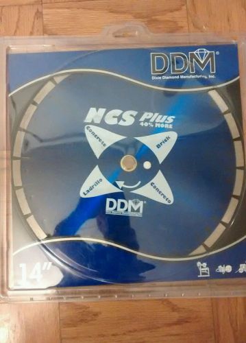 Dixie Diamond DDM NCSP14125 14&#034; x .125&#034; Concrete Block Brick Blade Dry Wet
