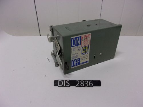 Square d 208 volt 20 amp  bus plug w/20a circuit breaker (dis2836) for sale