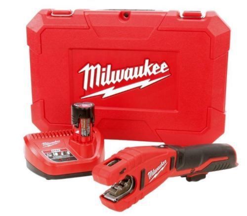 Milwaukee 2471-21 m12 cordless copper tubing cutter kit for sale