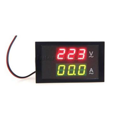 Digital Display Voltmeter Voltage Battery Gauge Meter Red LED 80 V 300V
