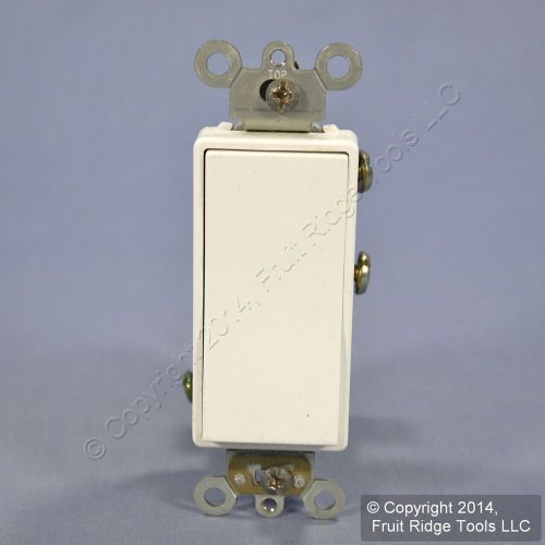 Leviton SCRATCHED White COMMERCIAL Maintained Decora Rocker Switch Bulk 5685-2W