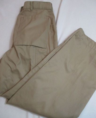 Skillers industrial heavy duty men&#039;s reinforced work pants size 33 x 27 beige for sale