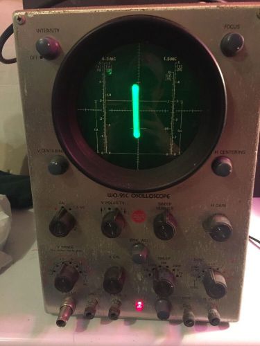Vintage RCA WO-91C Oscilloscope With Prob