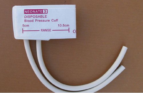 Lot of 20 Neonate Disposable Blood Pressure Cuff Double Tube #3  5-10.5CM
