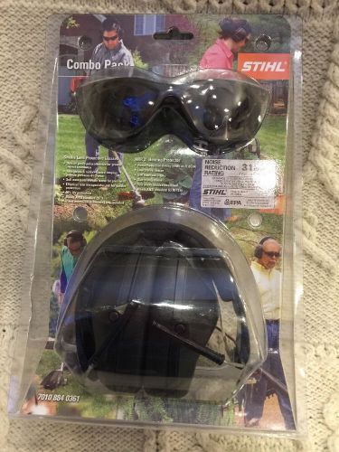 Stihl combo protective glasses and hearing pack for sale