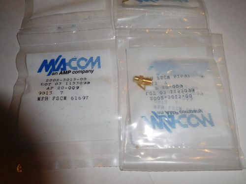 Qty 8 MACOM 2002-5015-00 SMA F TO 0.141