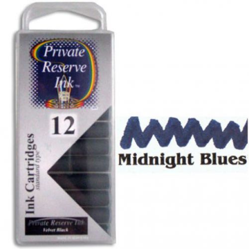 Private Reserve - Ink Cart Midnight Blues (12-pack)
