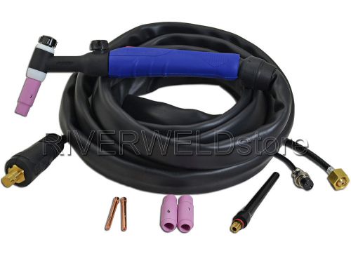 Wp-26v-12e-2 tig welding valve torch body 200a air cool for sale