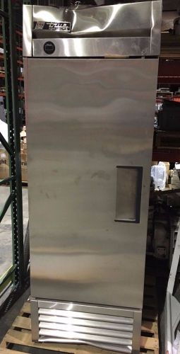 True refrigeration t-23, reach-in refrigerator stainless steel 1 door 220v for sale