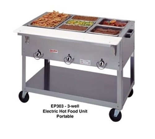 Duke EP305 Aerohot steam table Portable Hot Food Unit 72-3/8&#034;L electric (5)...