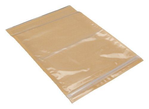 3M Packing List Envelope Non-Printed Zipper Closure NPZ-XL Clear, 10 in x 12-1/2