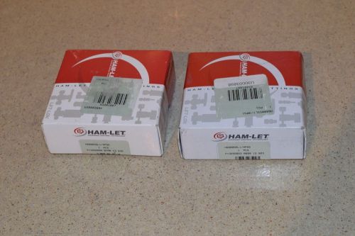 @@ HAMLET VALVES H6800SSL1/4PSS - LOT OF 2