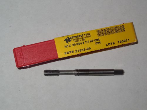Brubaker tool m5 x .80 gd4 bottom thread roll form forming high performance tap for sale