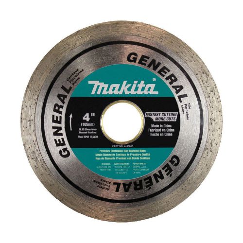 Makita A-95065 Continuous Rim  4 inch Tile and Stone Diamond Circular Saw Blade