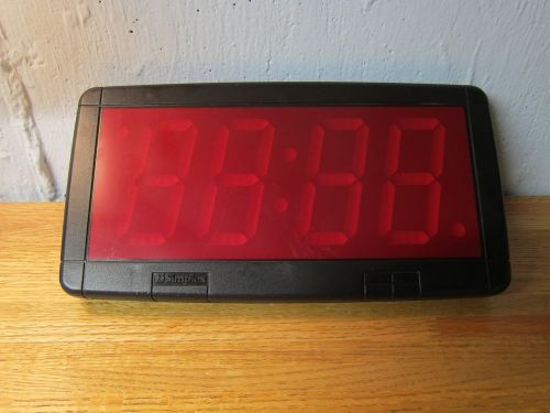 SIMPLEX Celestra 2000 Digital Clock Red 100mm 120V • MODEL 6334-9140