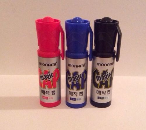Monami magic cap markers lot of 3 new oil based ink permanent import graffiti for sale