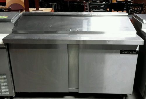 Used Continental SW60-24M 60&#034; Refrigerated Mega Top Sandwich/Salad Prep Table