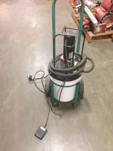 Used greenlee ultra glider ug511 120v system cable pulling lubrication system for sale