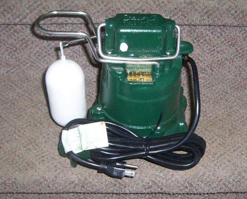 Nib zoeller  m53 mighty mate 1/3 hp submersible cast iron sump pump 530001 for sale