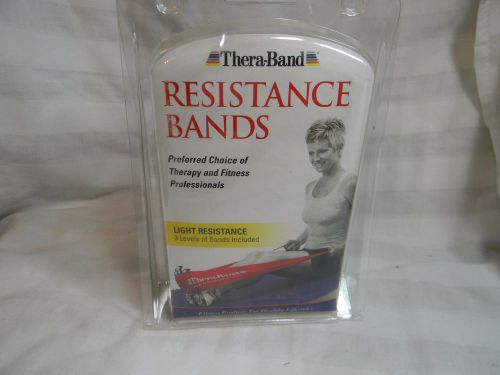 Thera-Band Light Latex Resistance Retail Pack (Yellow,Red,Green)