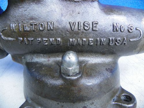 Wilton iconic no 3 bullet vise... 3&#034; wide jaws &gt;&gt;patent pending&gt;&gt;very good for sale