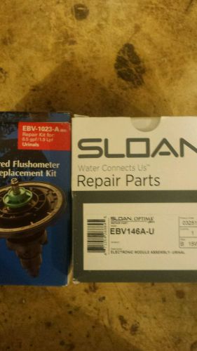 Sloan Optima Plus EBV 146-A-U  Urinal Unit and EBV-1023-A Repair Kit-Brand New