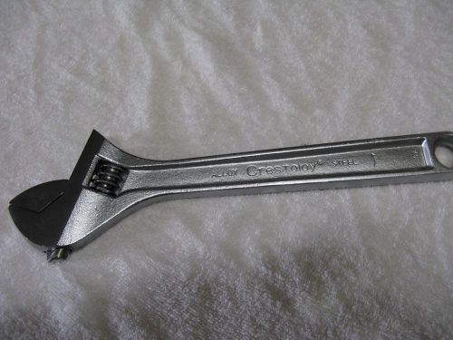 New alloy crestoloy steel crescent adjustable wrench 12&#034; , usa for sale
