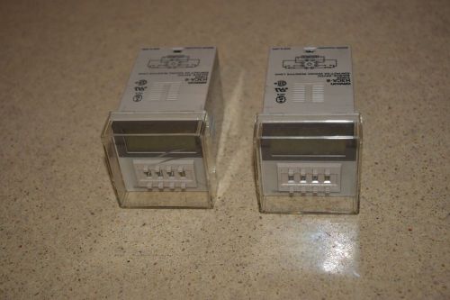 OMRON H3CA-A TIMER-- LOT OF 2