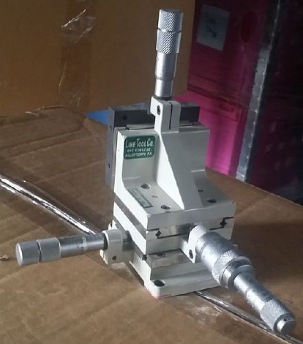 LINE TOOL Model A RH 3-AXIS LINEAR TRANSLATION STAGE