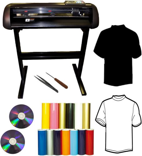 24&#034; 1000g vinyl cutter plotter t-shirt heat press transfer pu vinyl sign decal for sale