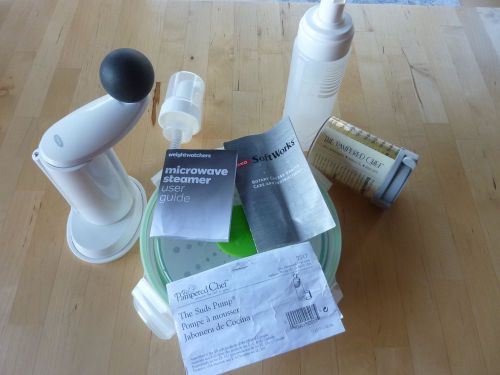 Food steamer, suds pump, cheese grater, etc. for sale