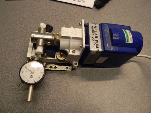 FMI Model QG-150 Motor w FMI PHM Q8 Pump Head W FMI Micrometer