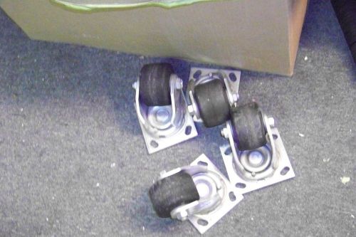 Albion r3 l3 industrial heavy duty wheel caster ~ set of 4 for sale