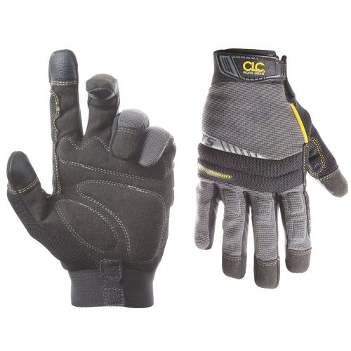 Custom leathercraft 125m handyman flex grip work gloves medium for sale