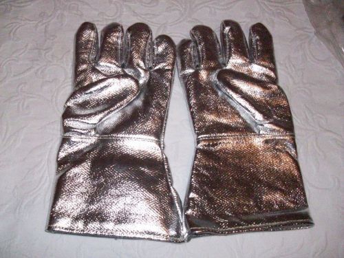 Tillman 993XL 14&#034; Aluminized Carbon Kevlar Gloves, 1500F Heat Resistant- X-Large