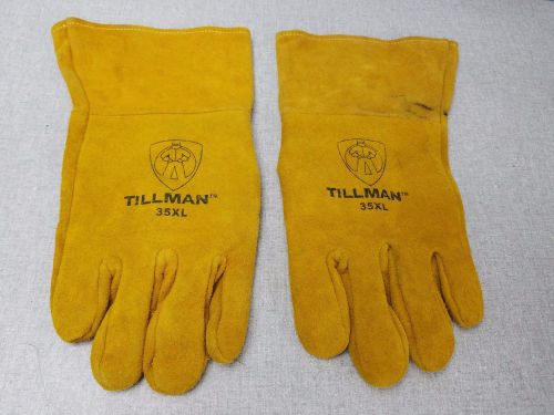 Tillman 35 XL MIG Welding Gloves Heavyweight Golden Deerskin