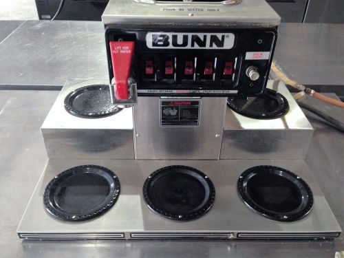 Commercial bunn 5 burner with hot water faucet, looks/works great! for sale