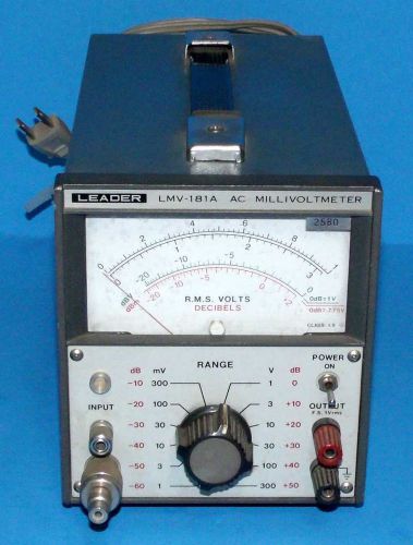 Leader lmv-181a ac millivoltmeter for sale