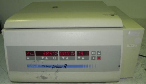 Sorvall kendro biofuge primo r centrifuge with rotor 75005448 for sale