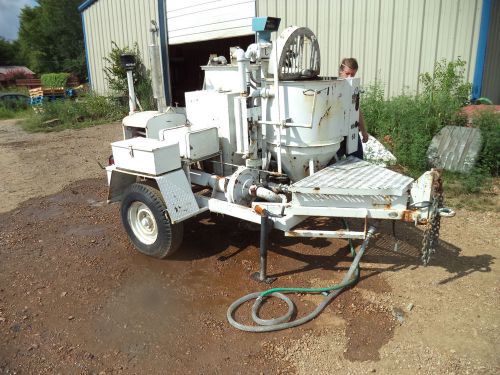 Airplaco Towable Grout COncrete Plaster Mortar Pump Wisonsin Gas Powered