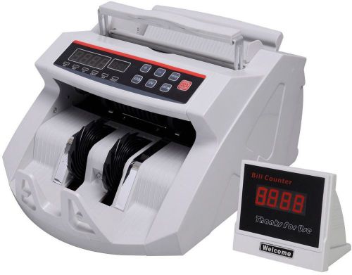 New money bill counter counting machine counterfeit detector uv mg cash bank for sale