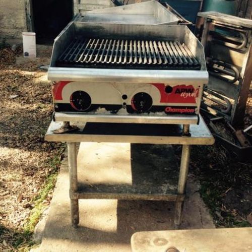 Fantastic price for &#034;apw wyott&#034; gas charbroiler for sale