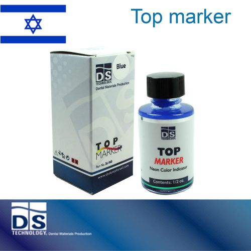 Dental lab top die marker occlusion stone plaster preparations 1/2oz 15ml blue for sale