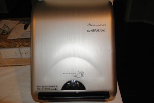 New stainless enmotion 59466 automated touchless towel dispenser retail: $319.00 for sale